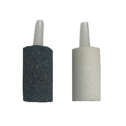 1" Ozone Resistant Oblong Diffuser Stone Set -- 1 White, 1 Gray (Aqua-Series)