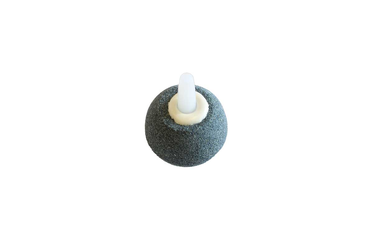 1" Ozone Resistant Round Diffuser Stone Set -- 2 Gray (Aqua-Series)