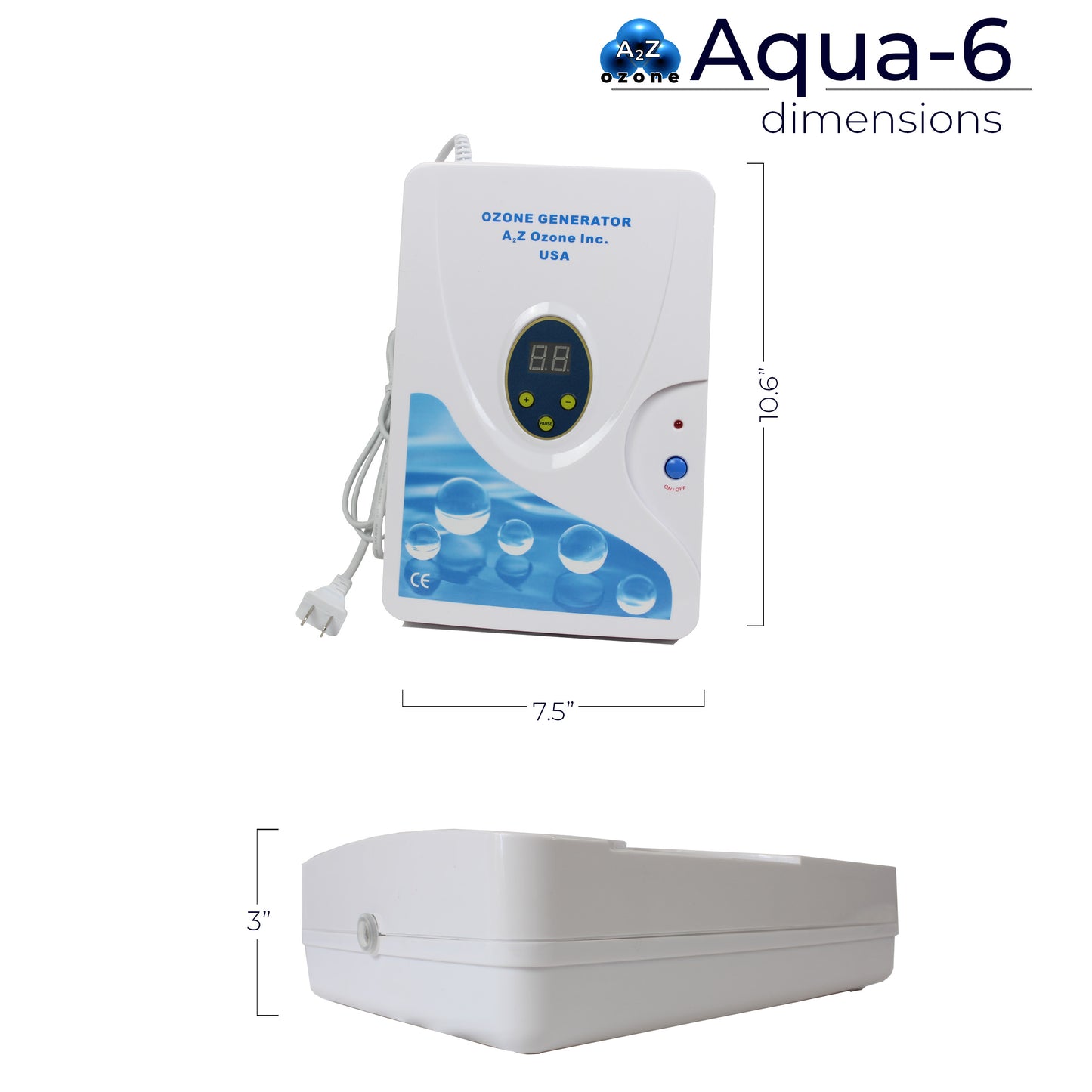 Aqua-6 Ozone Generator | A2Z Ozone