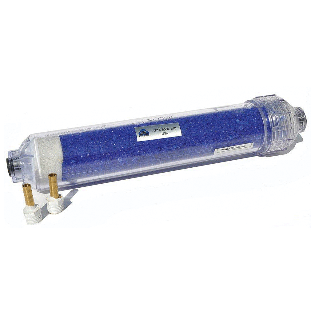 Silica Air Dryer with Brass Connectors | A2Z Ozone Inc.