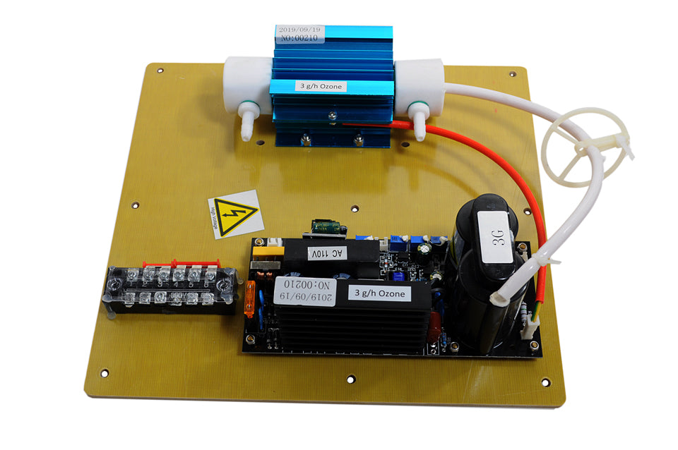SP-3G Ozone Generator Plate, Board, Cell, and Transformer, Top View